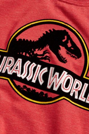 Red Long Sleeve Jurassic World T-Shirt (3mths-6yrs)